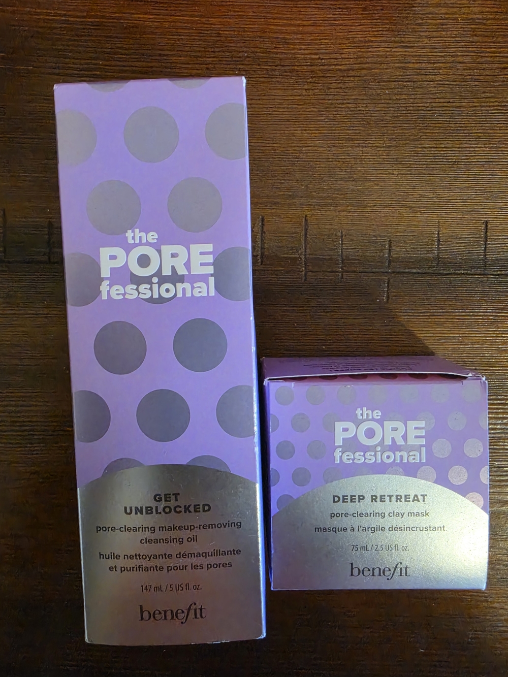 Benefit POREfessional Skincare Duo - Lavender Boxes